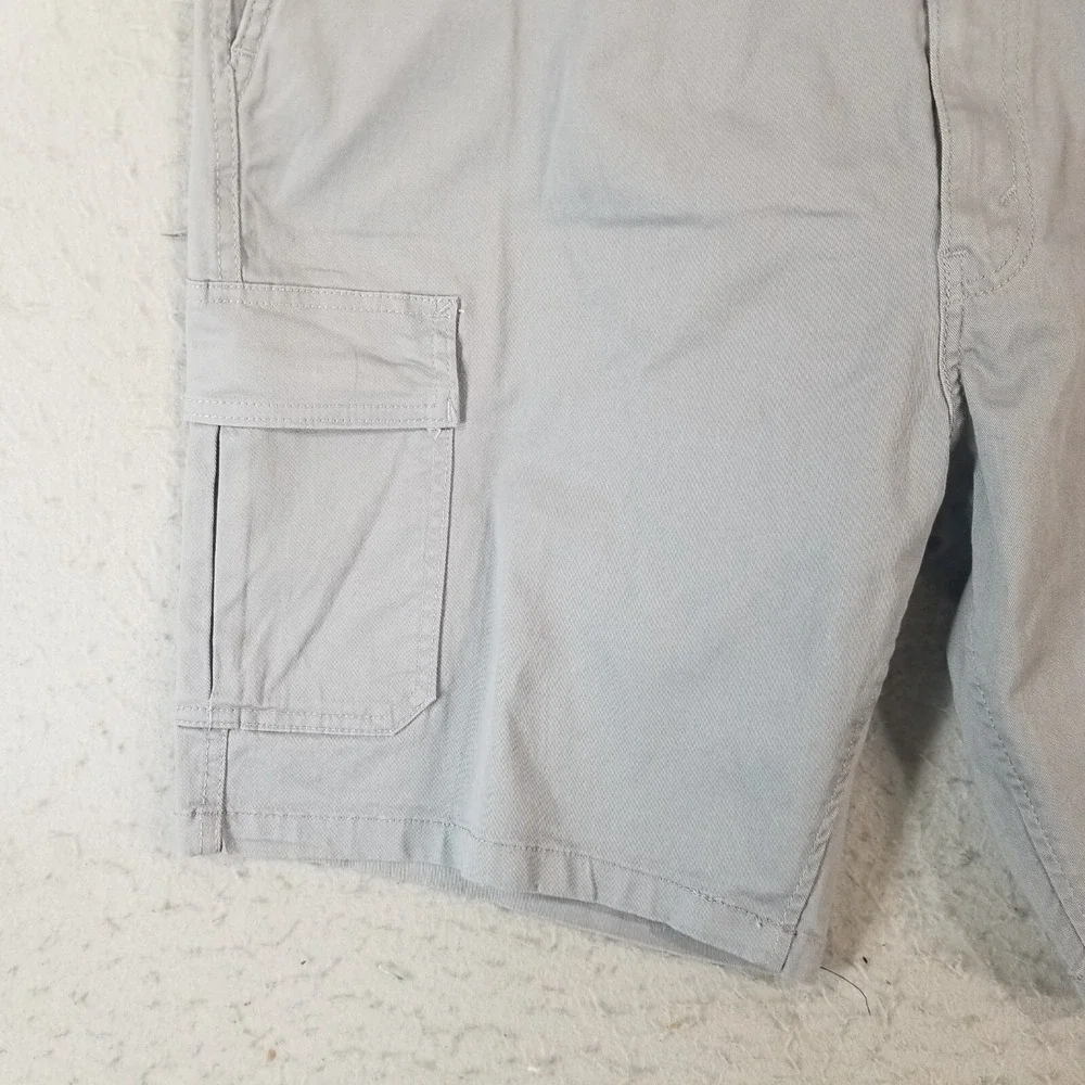 Levi signature cargo hiking shorts men's 40 x 9.5 Gray Flex stretch outdoor